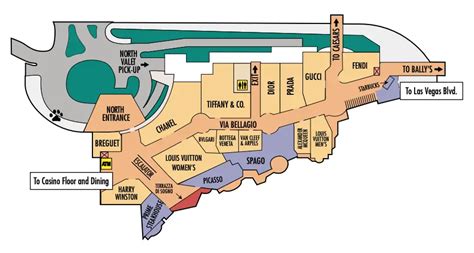 bellagio shops map.